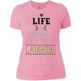Life is Better When You're Laughing Ladies' Boyfriend T-Shirt