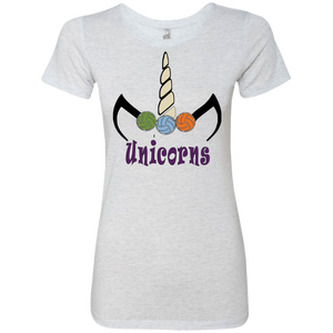 Unicorn Volleyball Ladies' Triblend T-Shirt