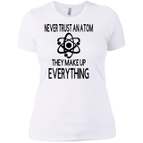 Never Trust an Atom Ladies' Boyfriend T-Shirt