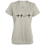 Heartbeat Books Ladies' Wicking T-Shirt