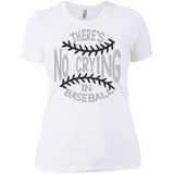There's no crying in Baseball Ladies' Boyfriend T-Shirt