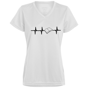 Heartbeat Books Ladies' Wicking T-Shirt