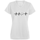 Heartbeat Books Ladies' Wicking T-Shirt