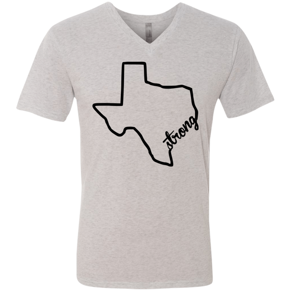 Texas Strong Triblend V-Neck T-Shirt