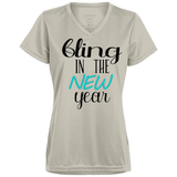 Bling in the New Year Ladies' Wicking T-Shirt