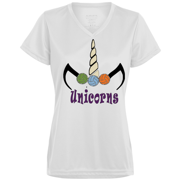 Unicorn Volleyball Ladies' Wicking T-Shirt