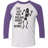 Ive Got This Feeling in My Bones Tri-Blend 3/4 Sleeve Baseball Raglan T-Shirt