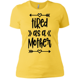 Tired as a Mother Ladies' Boyfriend T-Shirt