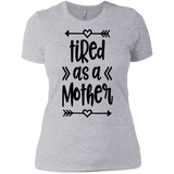 Tired as a Mother Ladies' Boyfriend T-Shirt