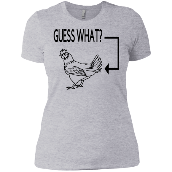 Guess What, Chicken Butt Ladies' Boyfriend T-Shirt
