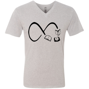 Infinity Books Triblend V-Neck T-Shirt