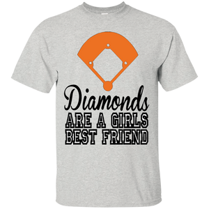 Diamond are a Girls Best Friend Cotton T-Shirt