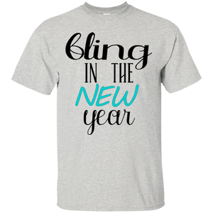 Bling in the New Year Cotton T-Shirt