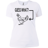 Guess What, Chicken Butt Ladies' Boyfriend T-Shirt