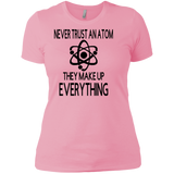 Never Trust an Atom Ladies' Boyfriend T-Shirt