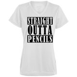 Straight Outta Pencils Ladies' Wicking T-Shirt