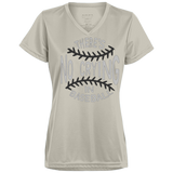 There's no crying in Baseball Ladies' Wicking T-Shirt