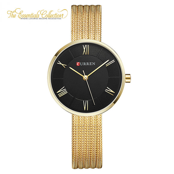 Luxury Fashion Quartz Ladies  Casual Wristwatch