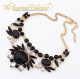 Rhinestone Big Collar Crystal Choker Pendants & Necklaces