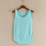 Summer Fashion Fitness O-Neck Slim Tank Top ( Colors Available )