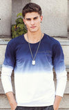 Fashion O-Neck Casual Long Sleeve Men's T-Shirt