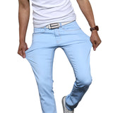 Men's Casual Stretch Skinny Jeans Trousers Tight Pants