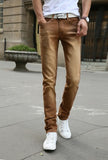 Men's Casual Stretch Skinny Jeans Trousers Tight Pants