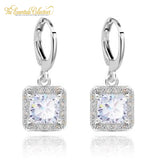 Zircon Gem Small Dangler Earrings