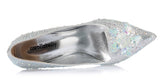 New Rhinestone Cinderella Pointed Toe Crystal High Heels Shoes