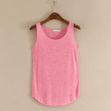 Summer Fashion Fitness O-Neck Slim Tank Top ( Colors Available )