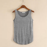 Summer Fashion Fitness O-Neck Slim Tank Top ( Colors Available )