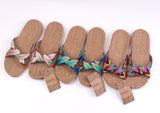Cross Belt Silent Sweat Slippers