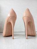 Leather Stilettos High Heels Shoes
