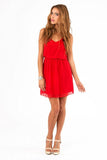 Chiffon V Neck Sleeveless Mini  Beach Party  Dress