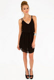 Chiffon V Neck Sleeveless Mini  Beach Party  Dress