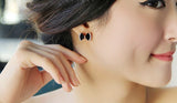 Hypoallergenic Exquisite Wild Fashion Imitation Rhinestones Bow Earrings