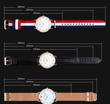30M Waterproof Ultra-thin Design Quartz Wristwatch