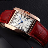 Luxury Quartz Clock Female Leather Wristwatches
