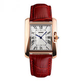 Luxury Quartz Clock Female Leather Wristwatches