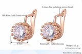 Genuine Austrian Crystal Crown Earrings