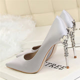 Sexy Pumps Gold Silver Thin Heel High Heel Shoes