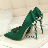 Sexy Pumps Gold Silver Thin Heel High Heel Shoes