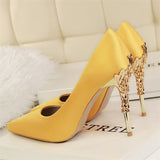 Sexy Pumps Gold Silver Thin Heel High Heel Shoes