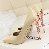 Sexy Pumps Gold Silver Thin Heel High Heel Shoes