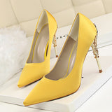 Sexy Pumps Gold Silver Thin Heel High Heel Shoes