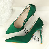 Sexy Pumps Gold Silver Thin Heel High Heel Shoes