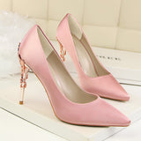 Sexy Pumps Gold Silver Thin Heel High Heel Shoes