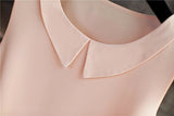 Loose Sleeveless Thin And Light Chiffon Casual Top  Blouse Plus Size