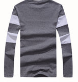 Men's  O Neck Striped Long Sleeve T-Shirt Tops