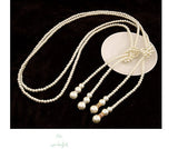 Pearl Long Statement Necklace